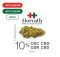 10% CBC + 10% CBN + 10% CBG + 10% CBD olej Fullspektrum 10 ml