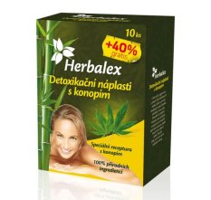 Detoxikační náplastí s konopím 10+4 ks zdarma