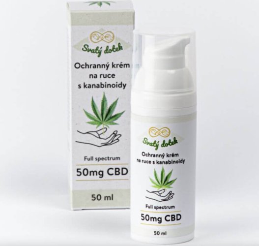 Ochranný krém na ruce s kanabinoidy 50 ml