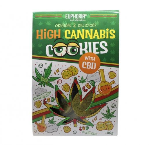 Sušenky s CBD - High Cannabis cookies 100 g