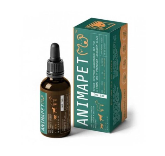 CBD Animapet lososový olej 5 % pro psy 10 ml
