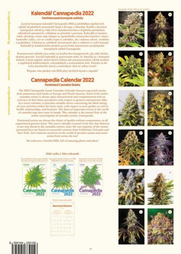 Kalendář Cannapedia 2022 - Feminizované odrůdy (+2 semínka)