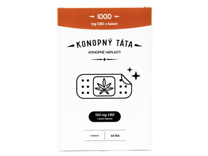 CBD náplasti 1000 mg