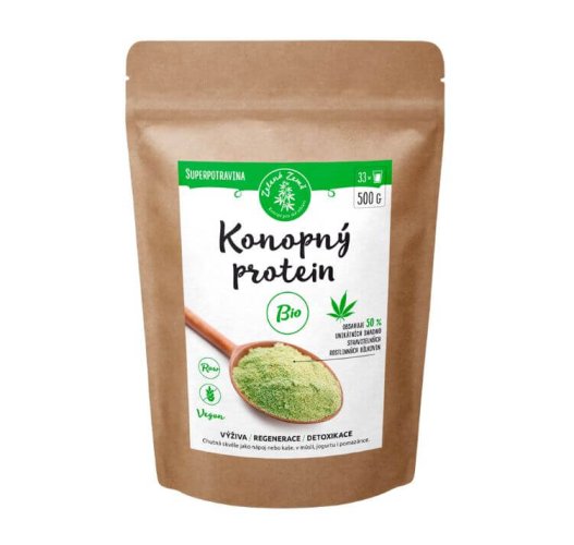Konopný protein BIO - Hmotnost: 500 g