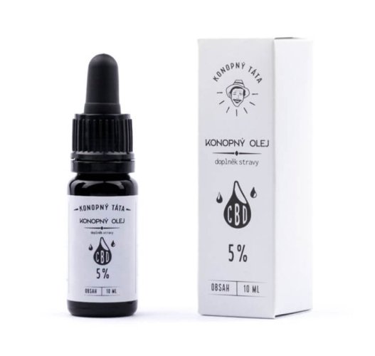 CBD Konopný olej 5 % 10 ml