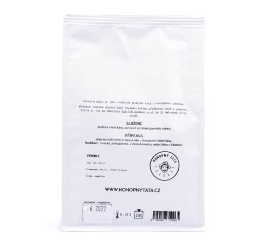 Káva s konopným semínkem 250 g