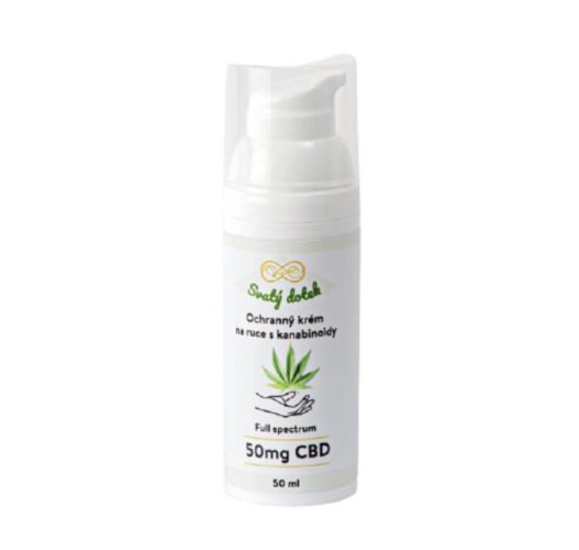 Ochranný krém na ruce s kanabinoidy 50 ml