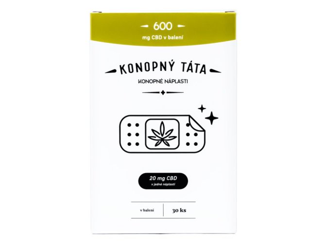 CBD náplasti 600 mg