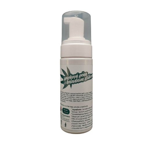 Konopná sprchová pěna s Ag 170 ml