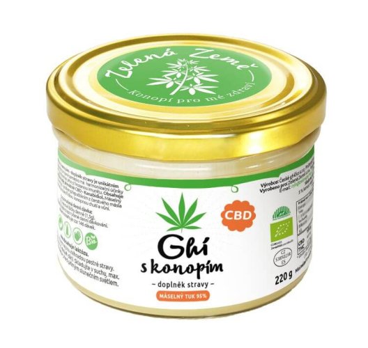 CBD Ghí s konopím BIO - 220 g