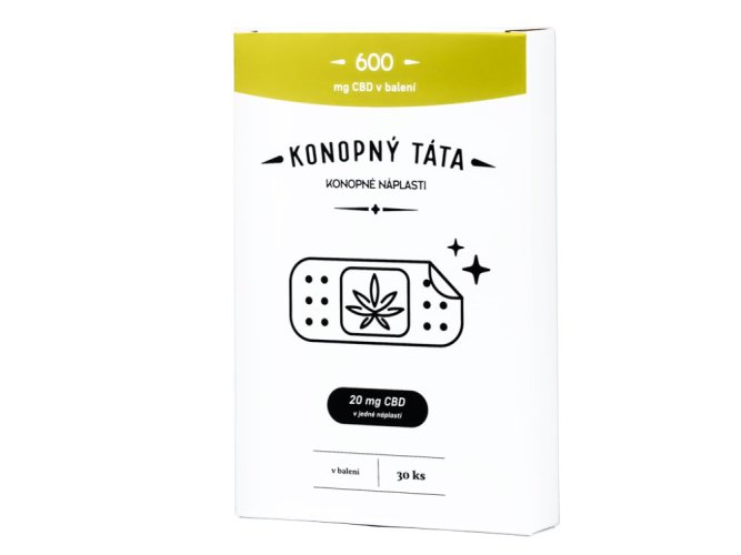 CBD náplasti 600 mg