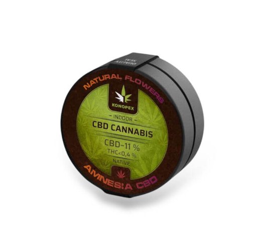 Květy konopí Amnesia CBD - Hmotnost: 3 g