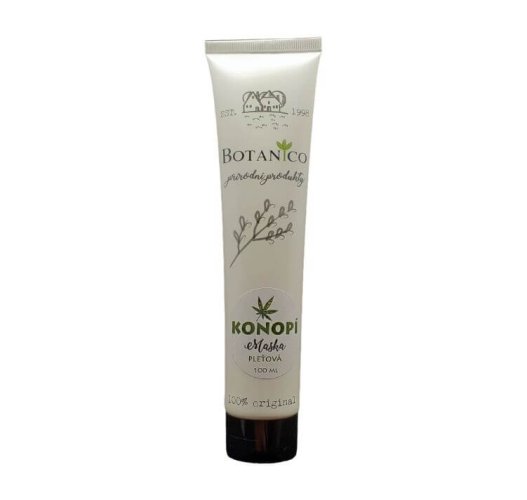 Pleťová maska konopí 100 ml