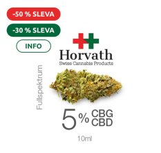 5% CBG + 5% CBD olej Fullspektrum 10 ml