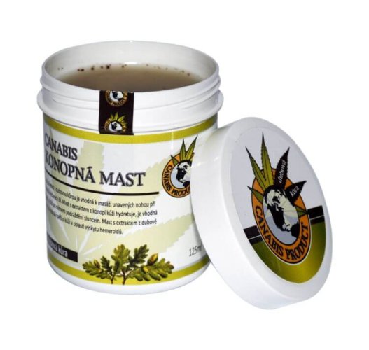 Konopná mast s dubovou kůrou - Objem: 250 ml
