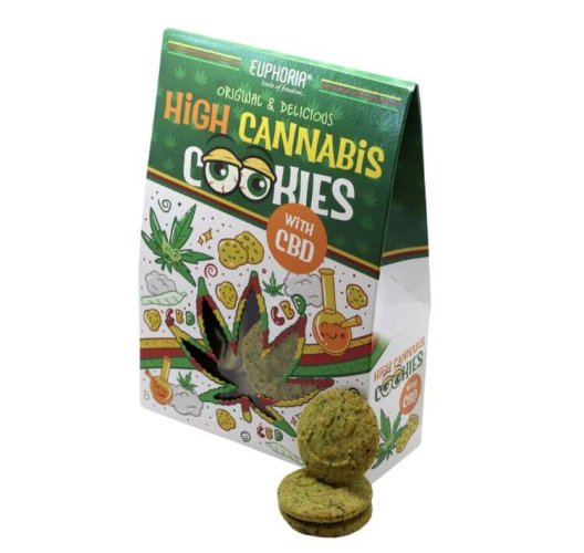 Sušenky s CBD - High Cannabis cookies 100 g