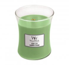 WoodWick Hemp & Ivy svíčka střední 275 g