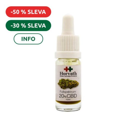 20% CBD Fullspektrum olej 10 ml