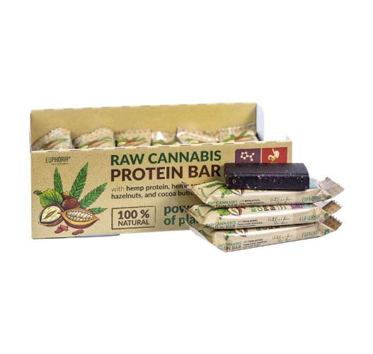 Raw konopná proteinová tyčinka - Kakao & Lískový ořech 50 g