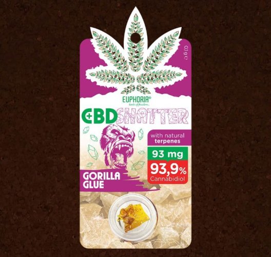 CBD shatter Gorilla Glue 0,1 g