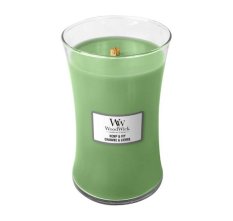 WoodWick Hemp & Ivy svíčka velká 609 g