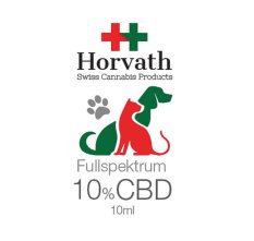 10% CBD Fullspektrum olej pro zvířata 10 ml