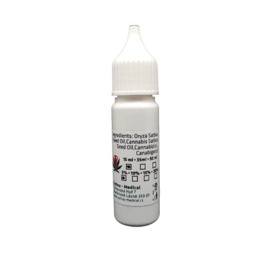 CBG + CBD 5% olej 10 ml + 5 ml ZDARMA