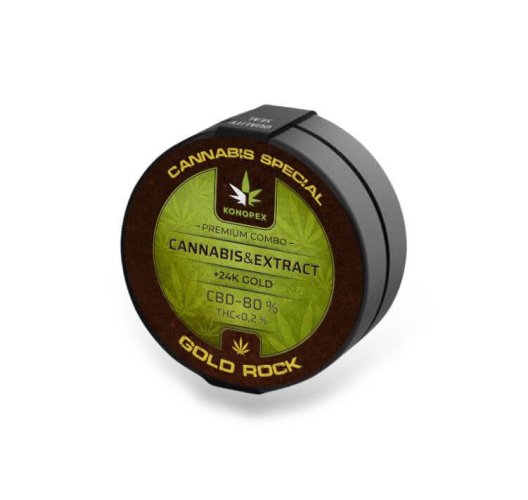 Gold Rock 80 % CBD - Hmotnost: 1 g