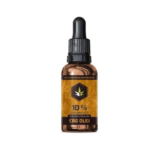 CBG+CBGA olej 10 % Full Spectrum 10 ml