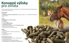 Konopné výlisky pro psy (koně) 500 g