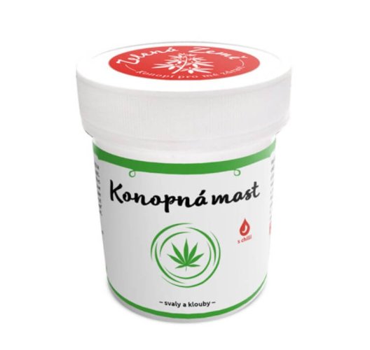 Konopná mast s kostivalem a chilli - svaly a klouby - Objem: 12 ml