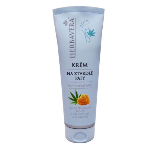 Konopný krém na ztvrdlé paty s lanolinem 120 ml