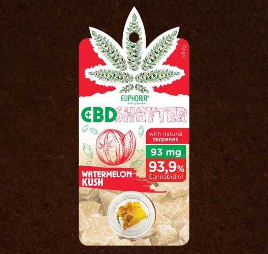 CBD shatter Watermelon Kush 0,1 g