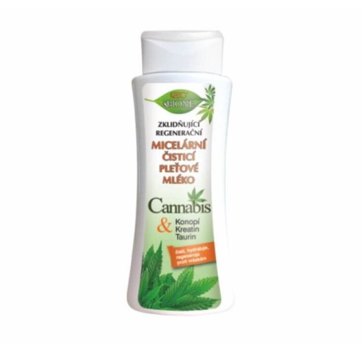Micelární čistící pleťové mléko CANNABIS 255 ml