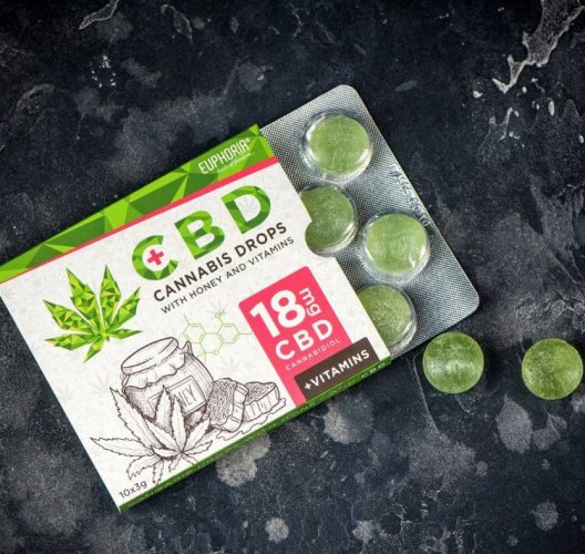 CBD Bonbóny s medem a vitamíny 30 g