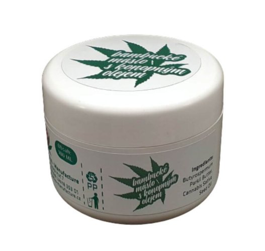 Bambucké máslo s konopným olejem 100 ml