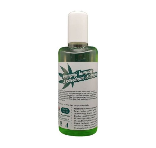Konopný šampon s koloidním stříbrem 200 ml
