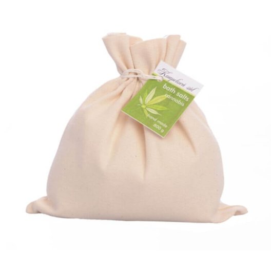 Solný nahřívací pytlík konopí 800 g