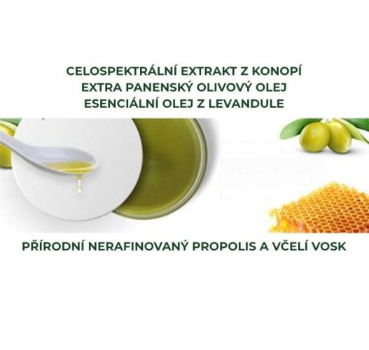 Léčebná konopná mast 100 ml
