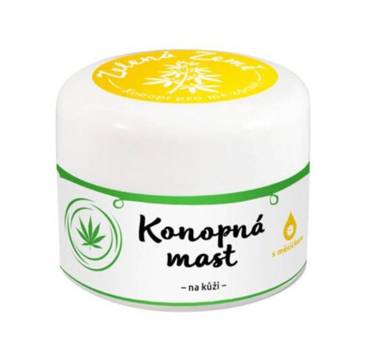 Konopná mast s měsíčkem - kůže - Objem: 12 ml