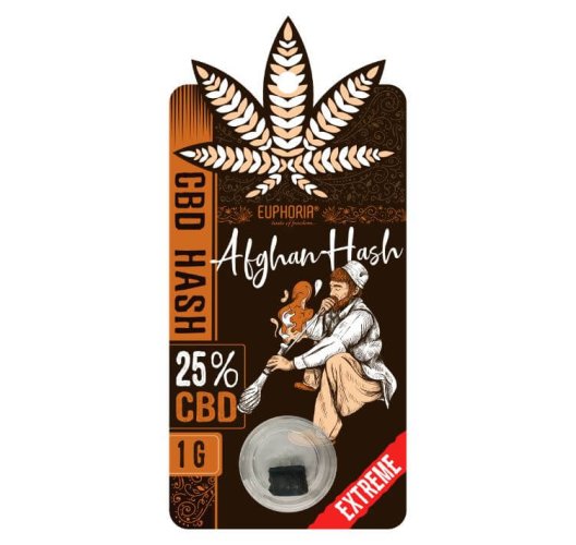 CBD Hash Afghan (25 % CBD) 1 g