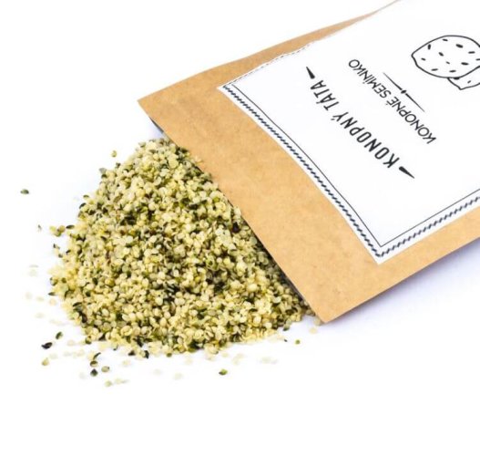 Konopné semínko loupané - Hmotnost: 500 g