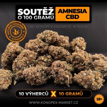 Soutěž o 100 g CBD konopí