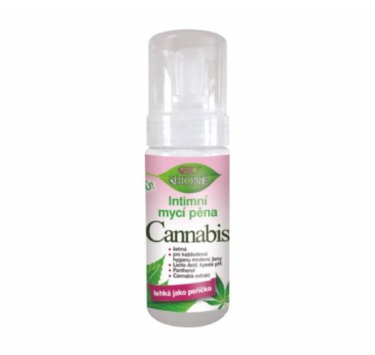 Intimní mycí pěna CANNABIS 150 ml