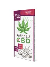 Hořká čokoláda 80g s konopným semínkem a s CBD 100mg