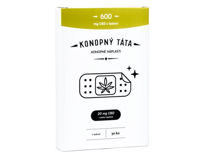 CBD náplasti 600 mg