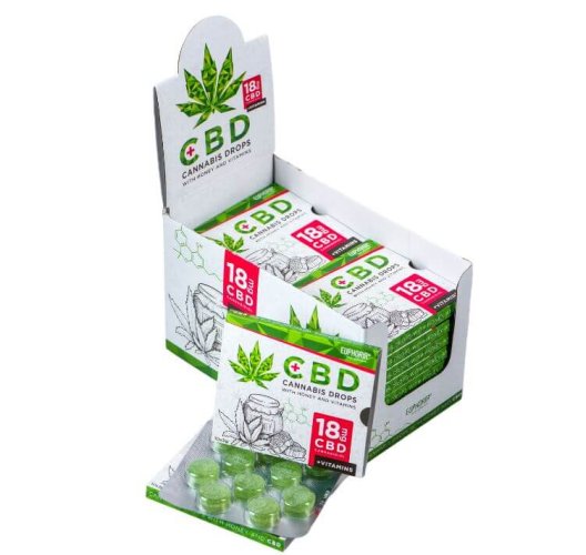 CBD Bonbóny s medem a vitamíny 30 g