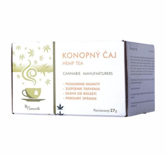 Konopný čaj s mátou porcovaný 27 g