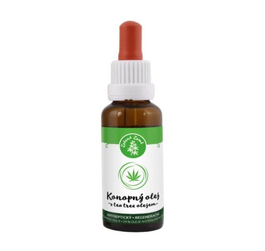 Konopný & tea tree olej 30 ml