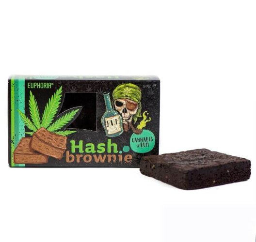 Hash Brownie Cannabis & Rum 50 g